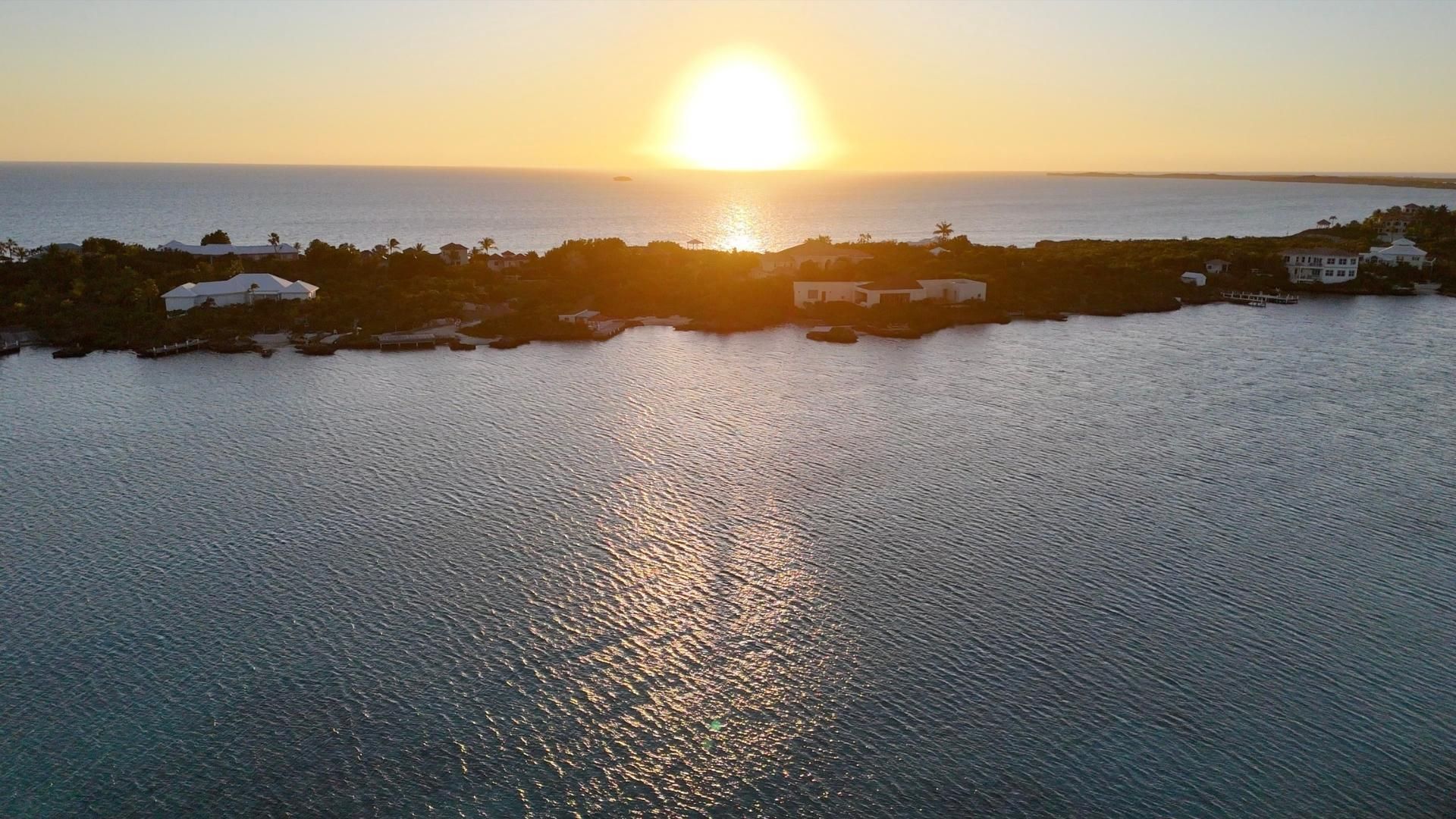 The sun going down over the water at Silly Creek